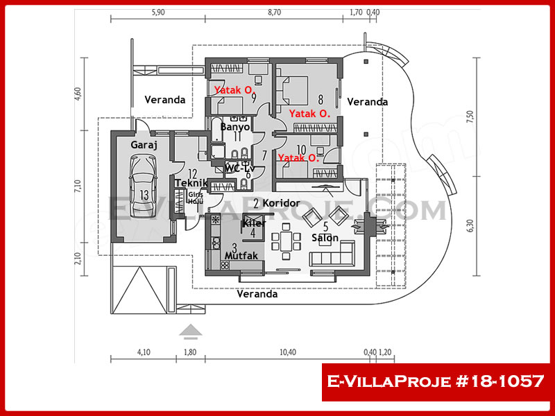 Ev Villa Proje #18 - 1057 Detay 2