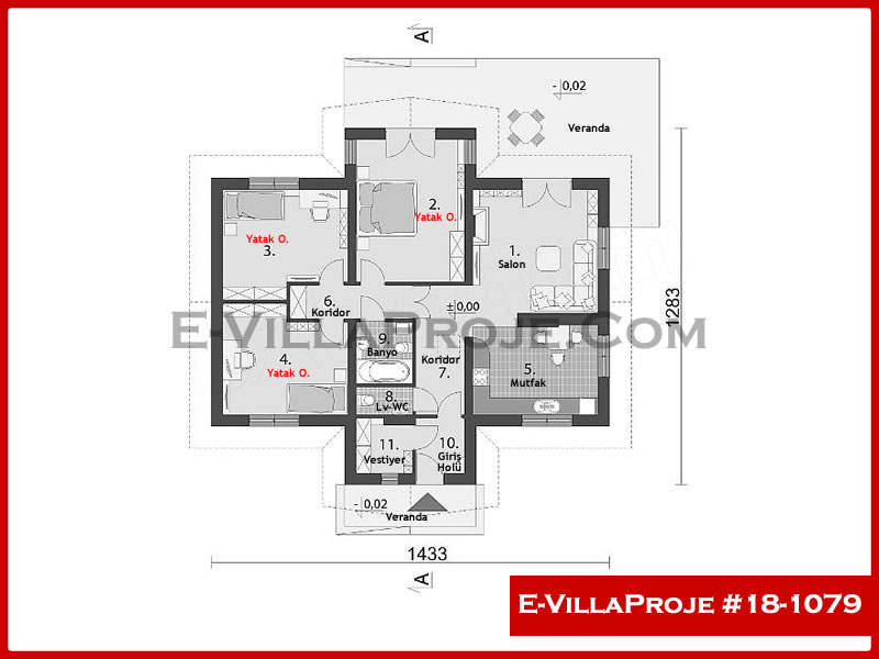 Ev Villa Proje #18 - 1079 Detay 2