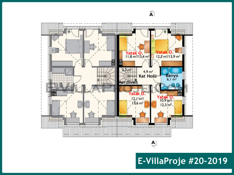 Ev Villa Proje #20 - 2019 Detay 3