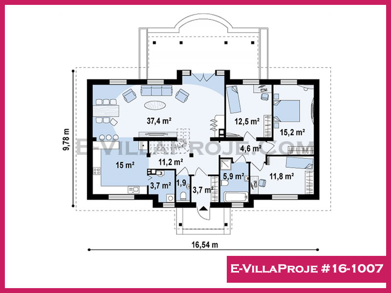 Ev Villa Proje #16 - 1007 Detay 2