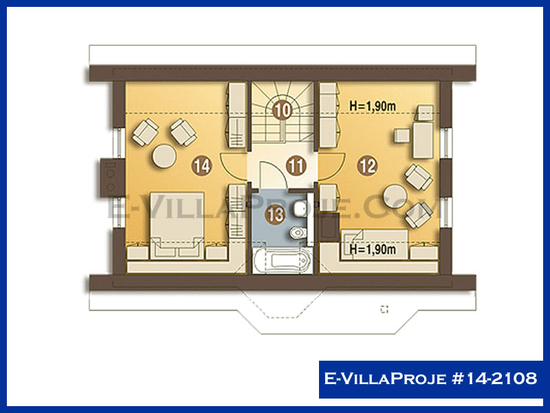 Ev Villa Proje #14 - 2108 Detay 3