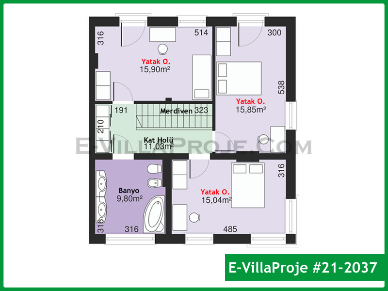 Ev Villa Proje #21 - 2037 Detay 3