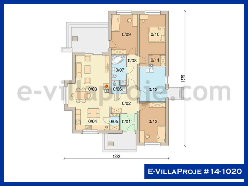 Ev Villa Proje #14 - 1020 Detay 2