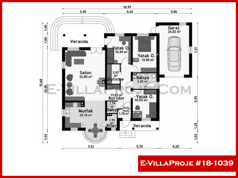 Ev Villa Proje #18 - 1039 Detay 2