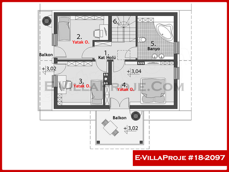 Ev Villa Proje #18 - 2097 Detay 3