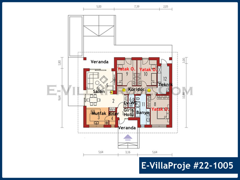 Ev Villa Proje #22 - 1005 Detay 2