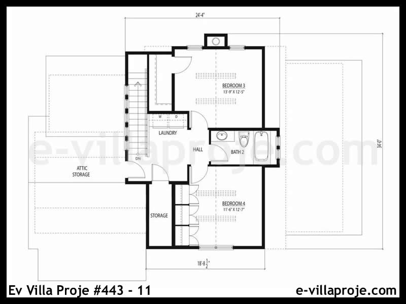 Ev Villa Proje #443 - 11 Detay 3
