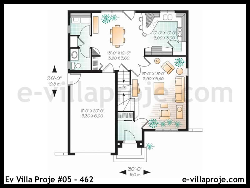 Ev Villa Proje #05 - 462 Detay 2