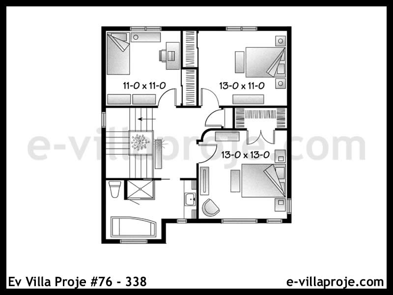 Ev Villa Proje #76 - 338 Detay 3