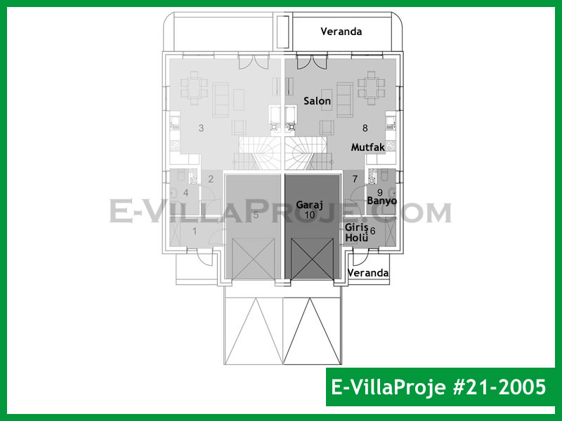 Ev Villa Proje #21 - 2005 Detay 2