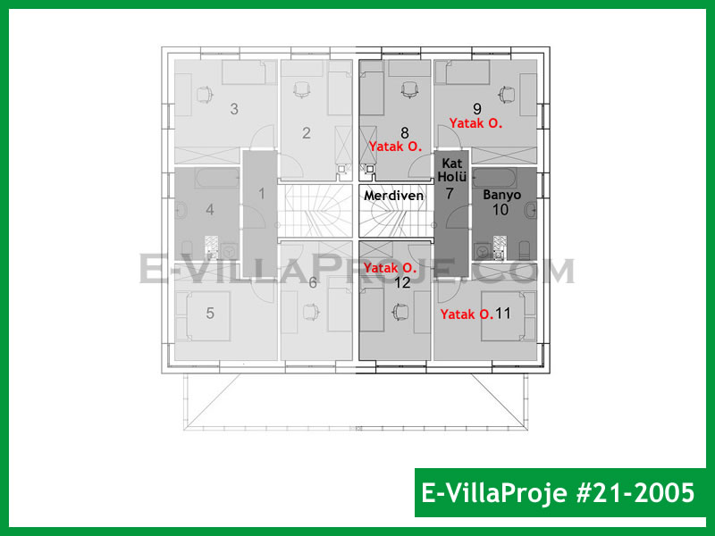 Ev Villa Proje #21 - 2005 Detay 3