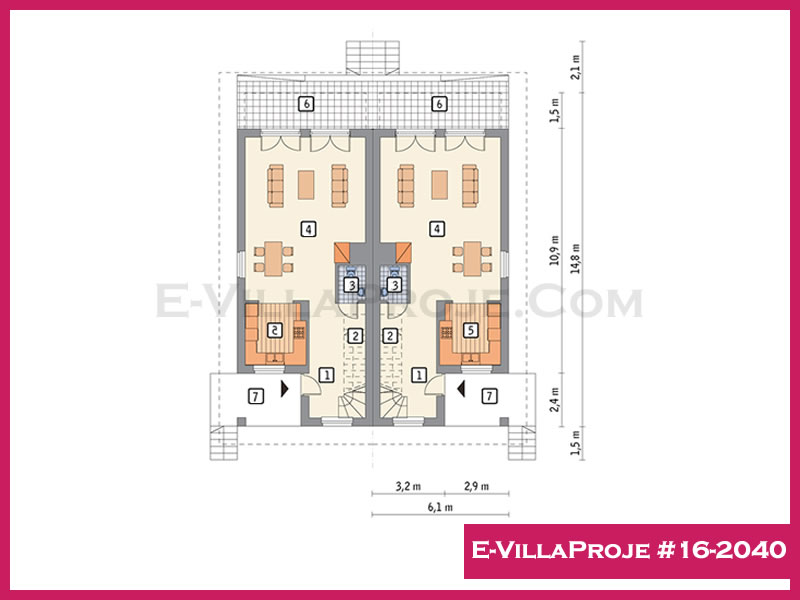 Ev Villa Proje #16 - 2040 Detay 2
