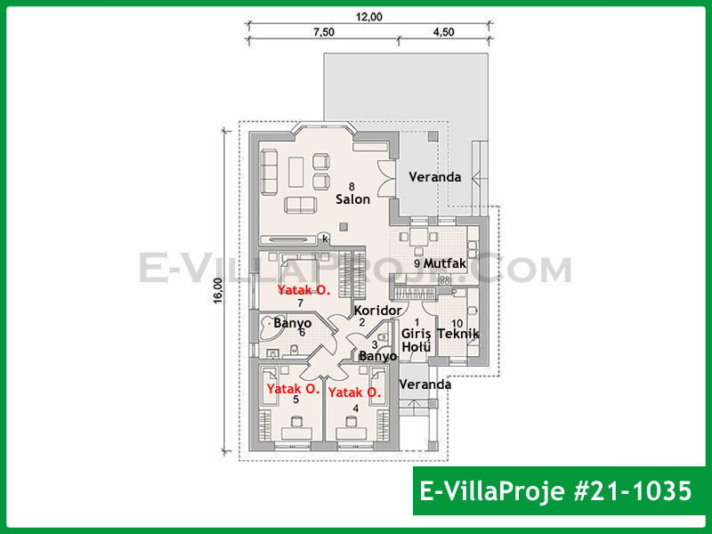 Ev Villa Proje #21 - 1035 Detay 2
