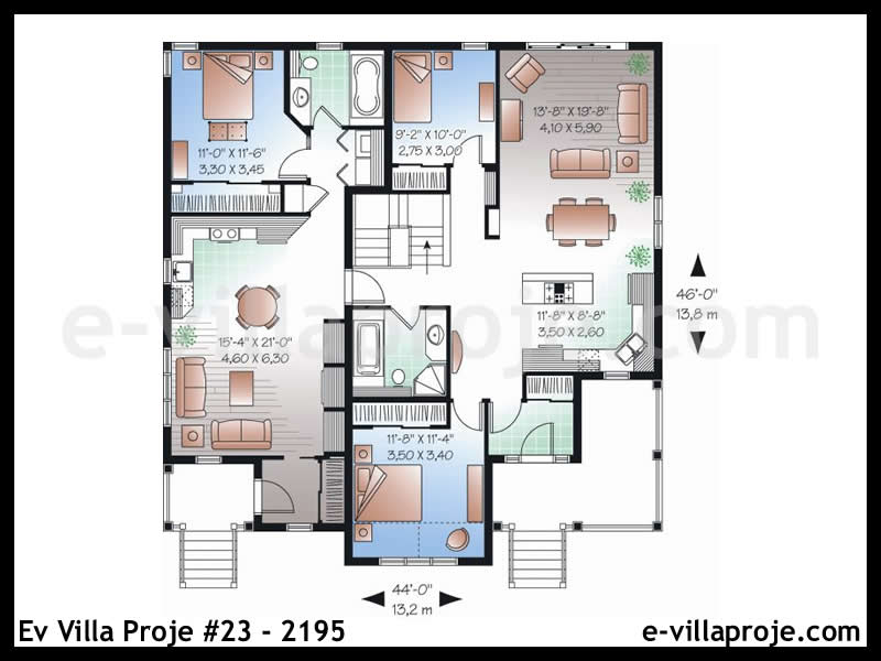 Ev Villa Proje #23 - 2195 Detay 2