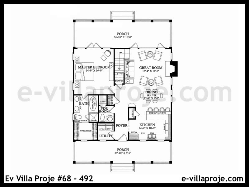 Ev Villa Proje #68 - 492 Detay 2