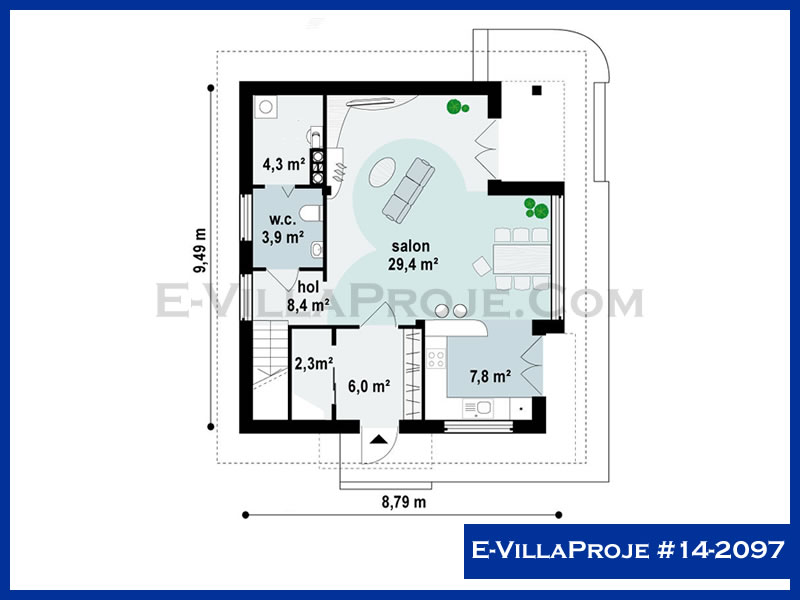 Ev Villa Proje #14 - 2097 Detay 2