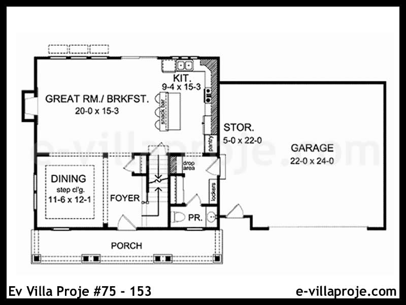 Ev Villa Proje #75 - 153 Detay 2