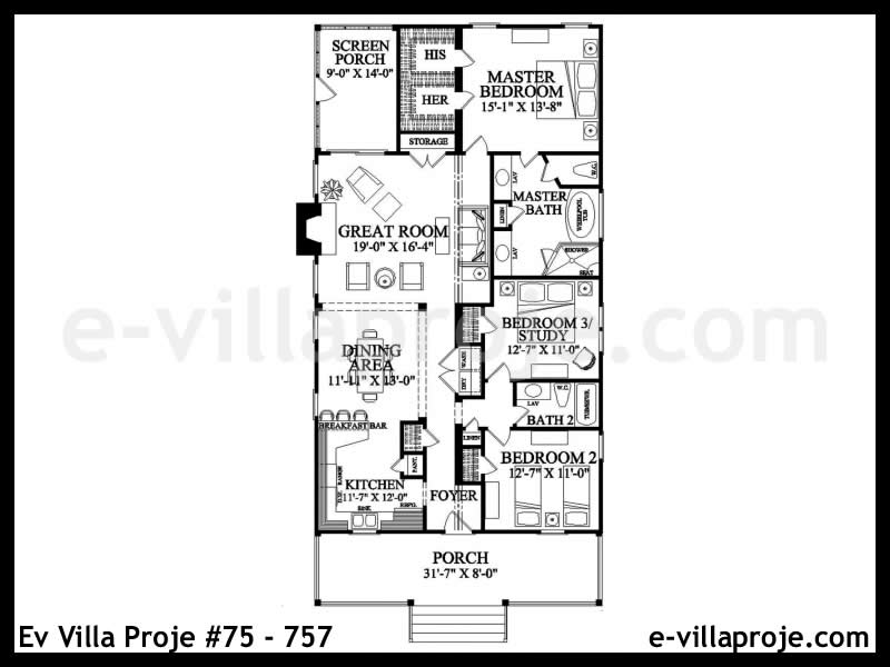 Ev Villa Proje #75 - 757 Detay 2