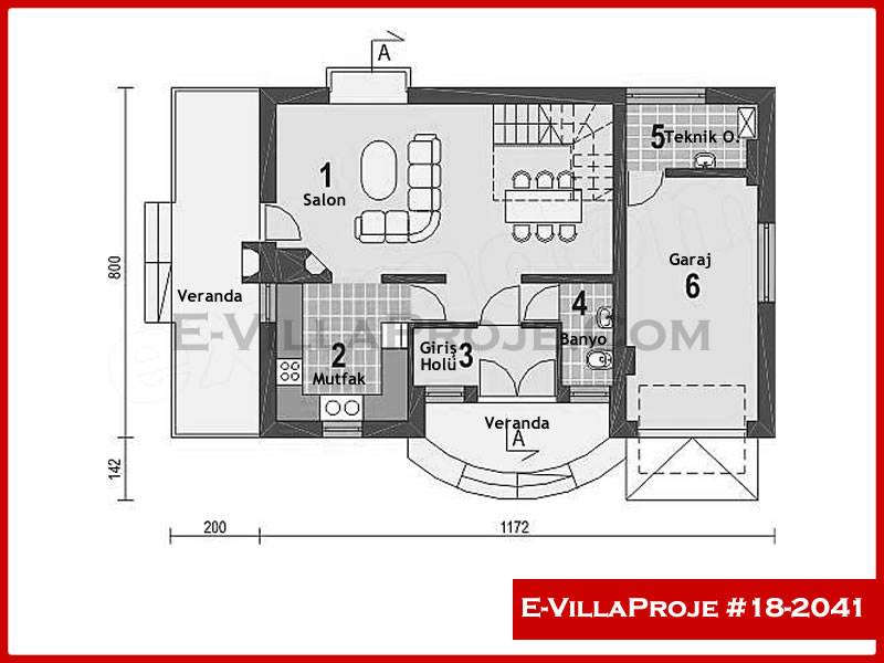 Ev Villa Proje #18 - 2041 Detay 2