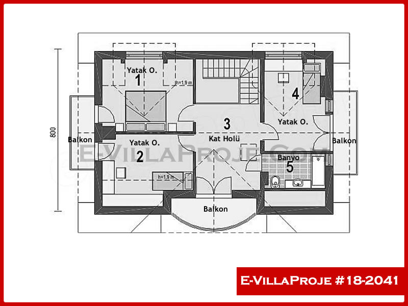 Ev Villa Proje #18 - 2041 Detay 3
