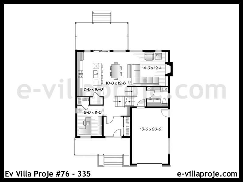 Ev Villa Proje #76 - 335 Detay 2