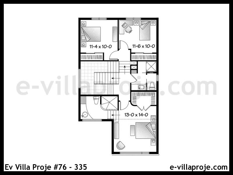 Ev Villa Proje #76 - 335 Detay 3