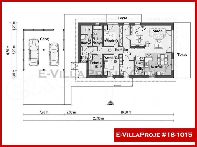 Ev Villa Proje #18 - 1015 Detay 2