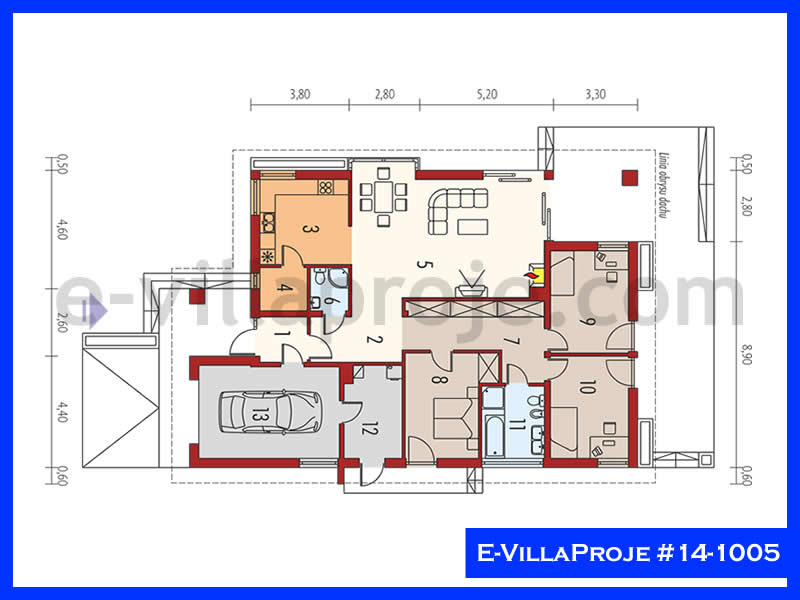 Ev Villa Proje #14 - 1005 Detay 2