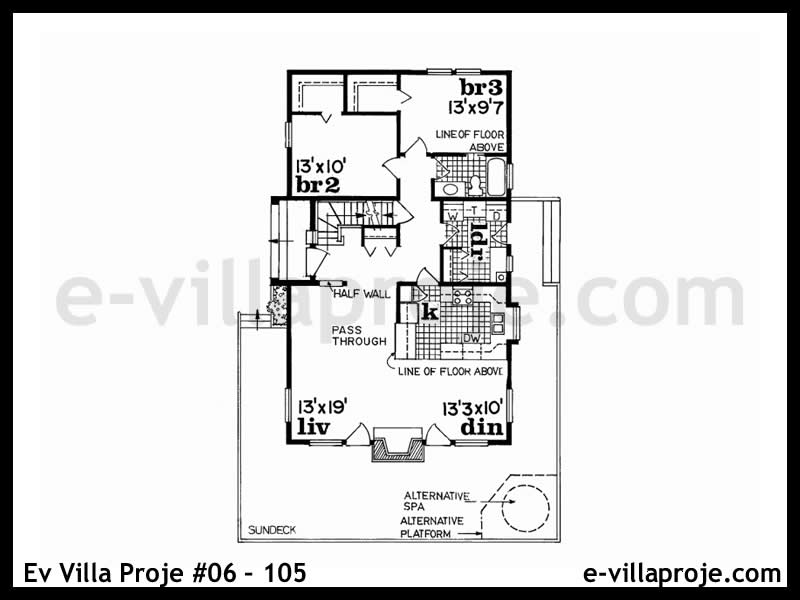 Ev Villa Proje #06 â- 105 Detay 2