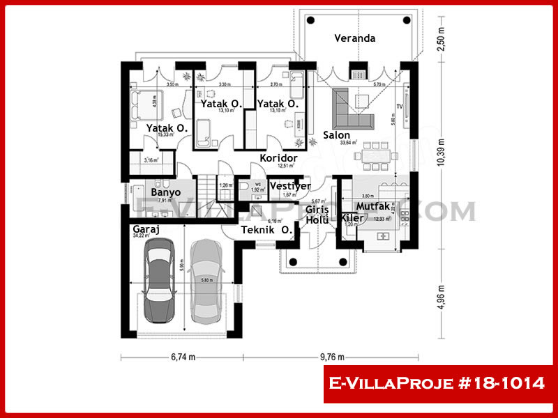 Ev Villa Proje #18 - 1014 Detay 2