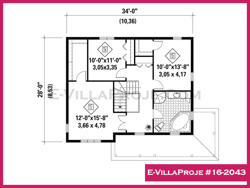 Ev Villa Proje #16 - 2043 Detay 3