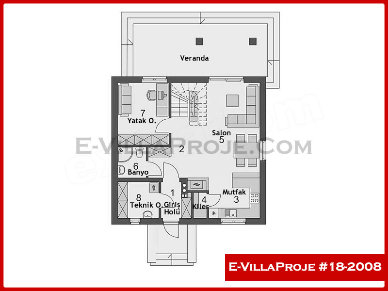 Ev Villa Proje #18 - 2008 Detay 2