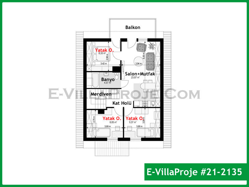 Ev Villa Proje #21 - 2135 Detay 3