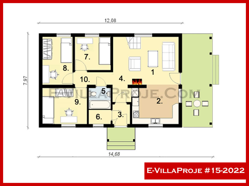 Ev Villa Proje #15 - 2022 Detay 2