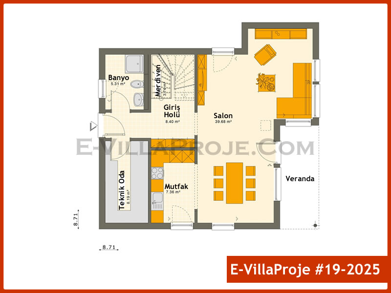 Ev Villa Proje #19 - 2025 Detay 2