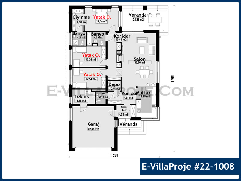 Ev Villa Proje #22 - 1008 Detay 2