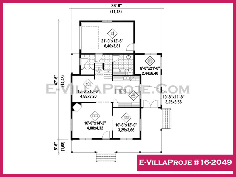 Ev Villa Proje #16 - 2049 Detay 2