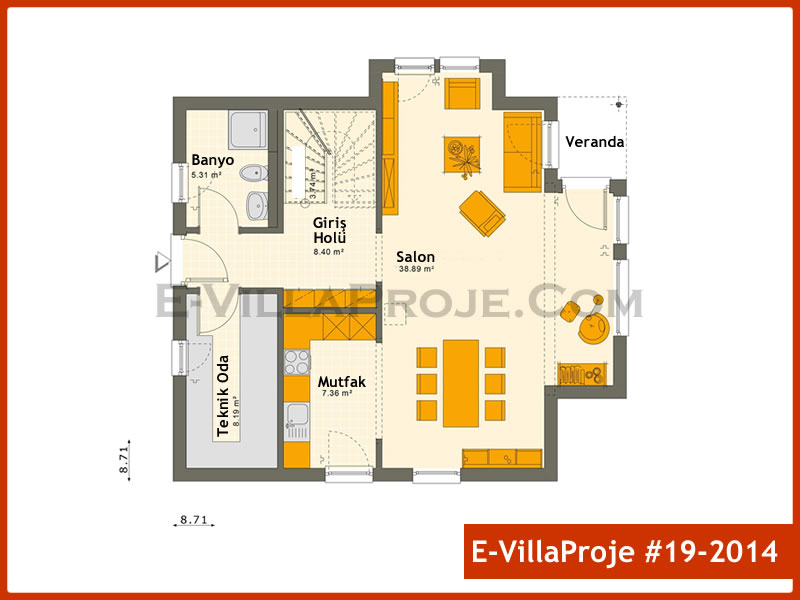 Ev Villa Proje #19 - 2014 Detay 2
