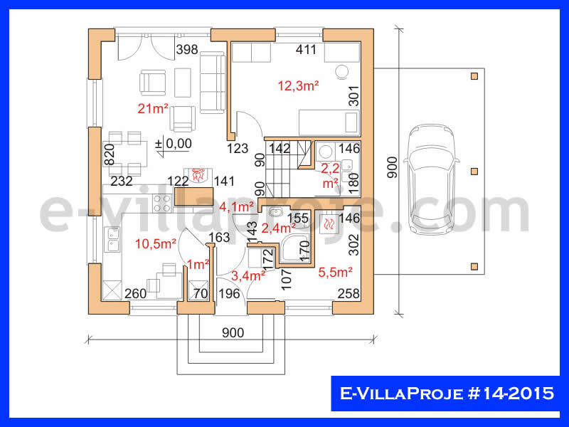 Ev Villa Proje #14 - 2015 Detay 2