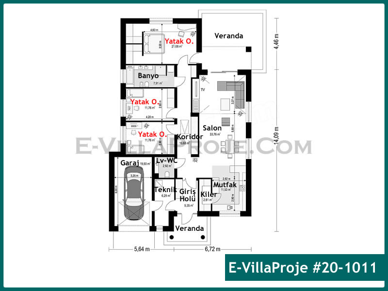 Ev Villa Proje #20 - 1011 Detay 2