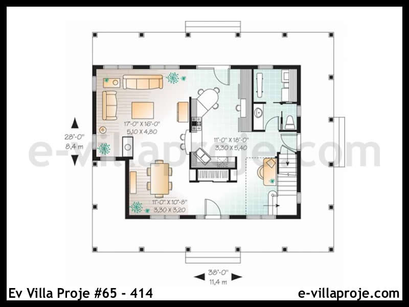 Ev Villa Proje #65 - 414 Detay 2