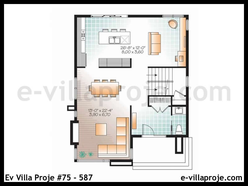 Ev Villa Proje #75 - 587 Detay 2