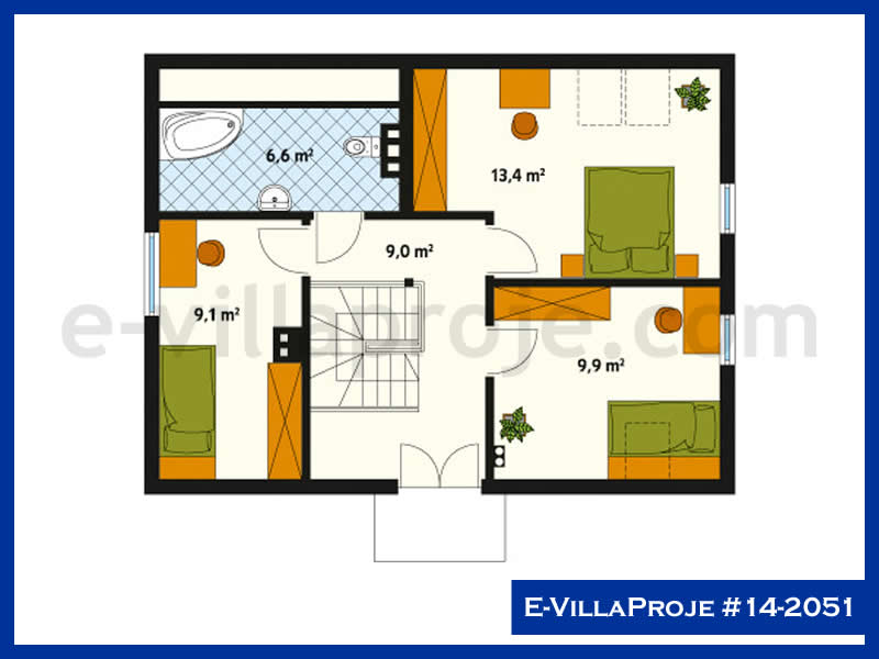 Ev Villa Proje #14 - 2052 Detay 3
