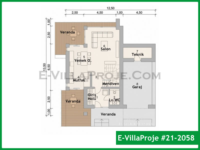 Ev Villa Proje #21 - 2058 Detay 2