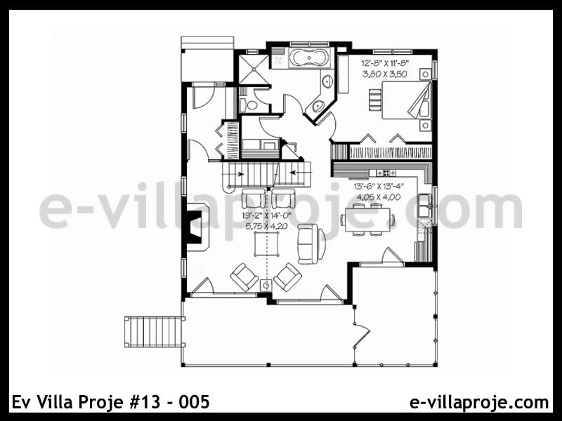 Ev Villa Proje #13 - 005 Detay 2