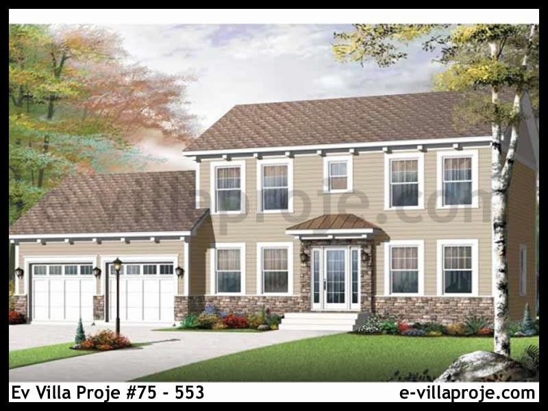 Melikgazi, Kayseri Ev Villa Proje #75 - 553 Anahtar Teslim Çelik Villa