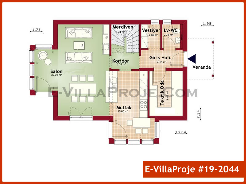 Ev Villa Proje #19 - 2044 Detay 2