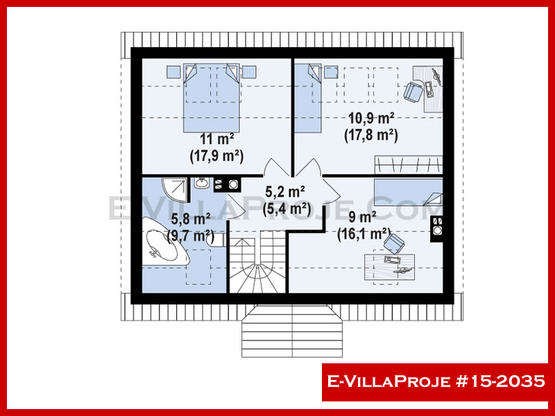 Ev Villa Proje #15 - 2035 Detay 3