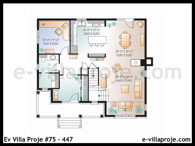 Ev Villa Proje #75 - 447 Detay 2