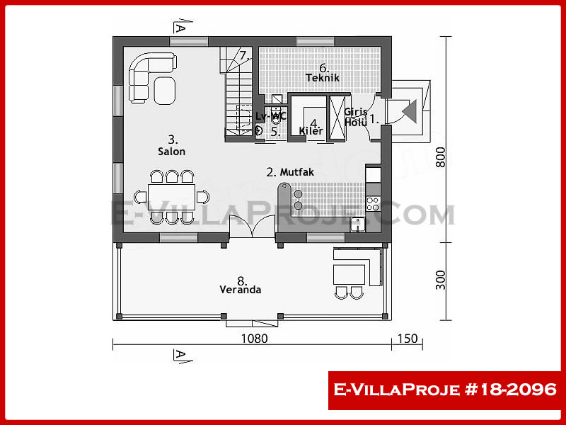 Ev Villa Proje #18 - 2096 Detay 2